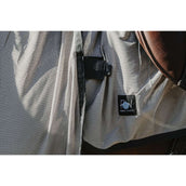 Riding World Manta antimoscas para montar Mesh Gris