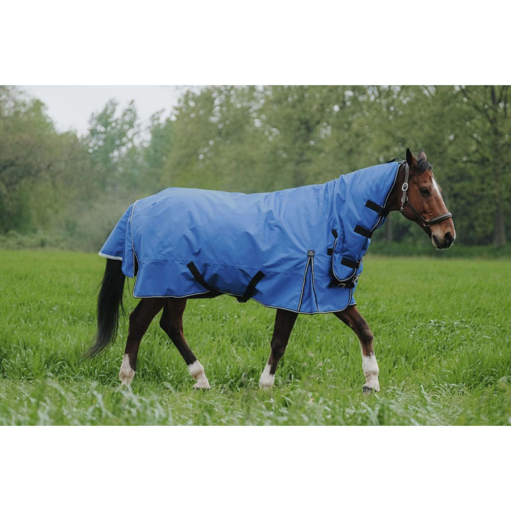 EQUITHÈME Alfombra de Exterior 1200D 100g Aisance Combo Royal Blue