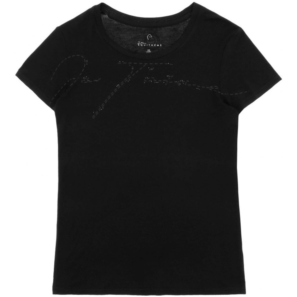 EQUITHÈME Camiseta Tessie Kids Negro