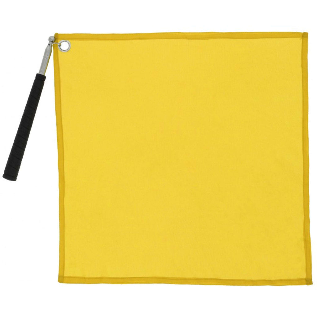 Hippotonic Bastón de entrenamiento Ethologisch con bandera Amarillo