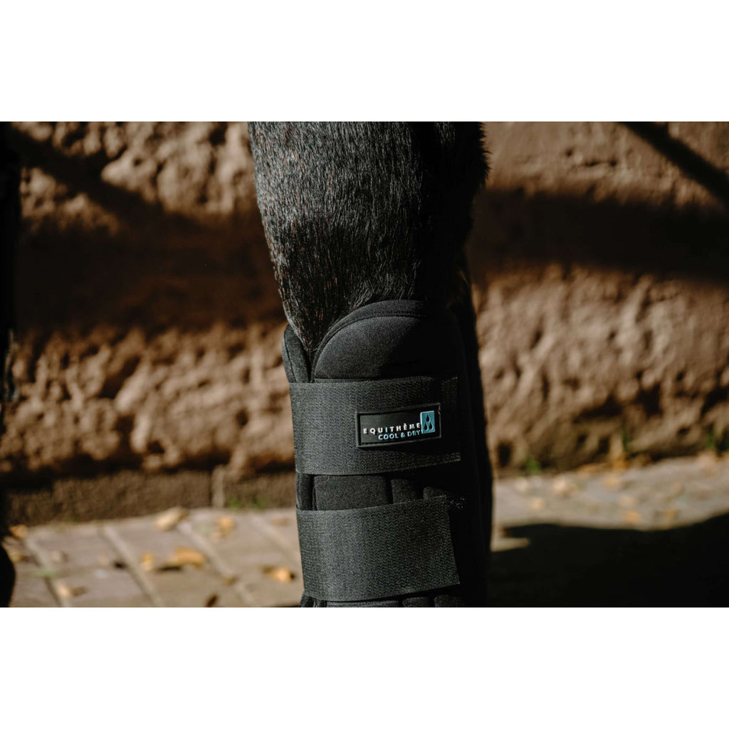EQUITHÈME Botas para tendones Cool&Dry Negro