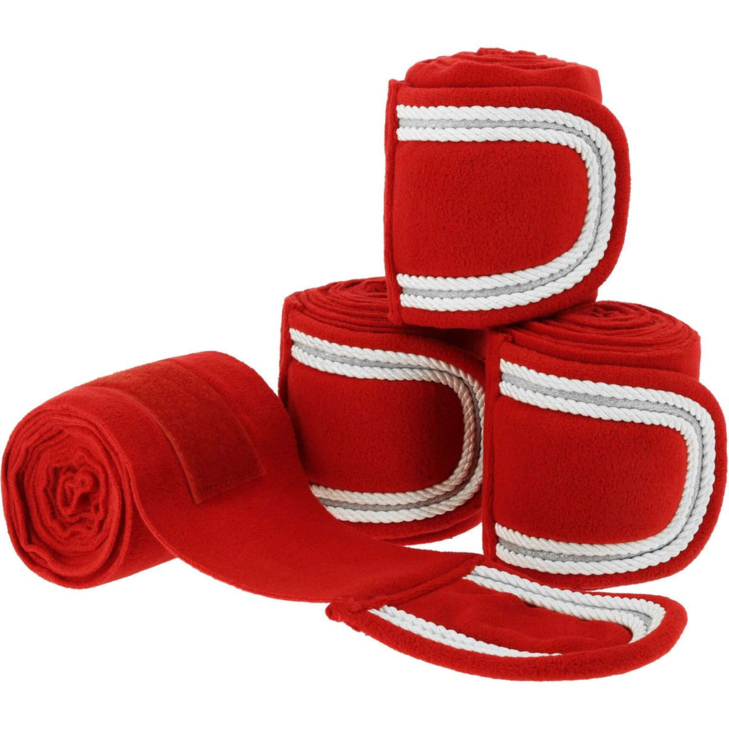 EQUITHÈME Vendajes Navidad Rojo