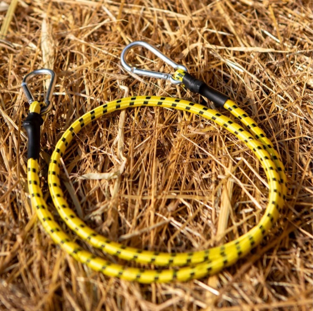 Horsewipe Elástico con Mosquetón Amarillo