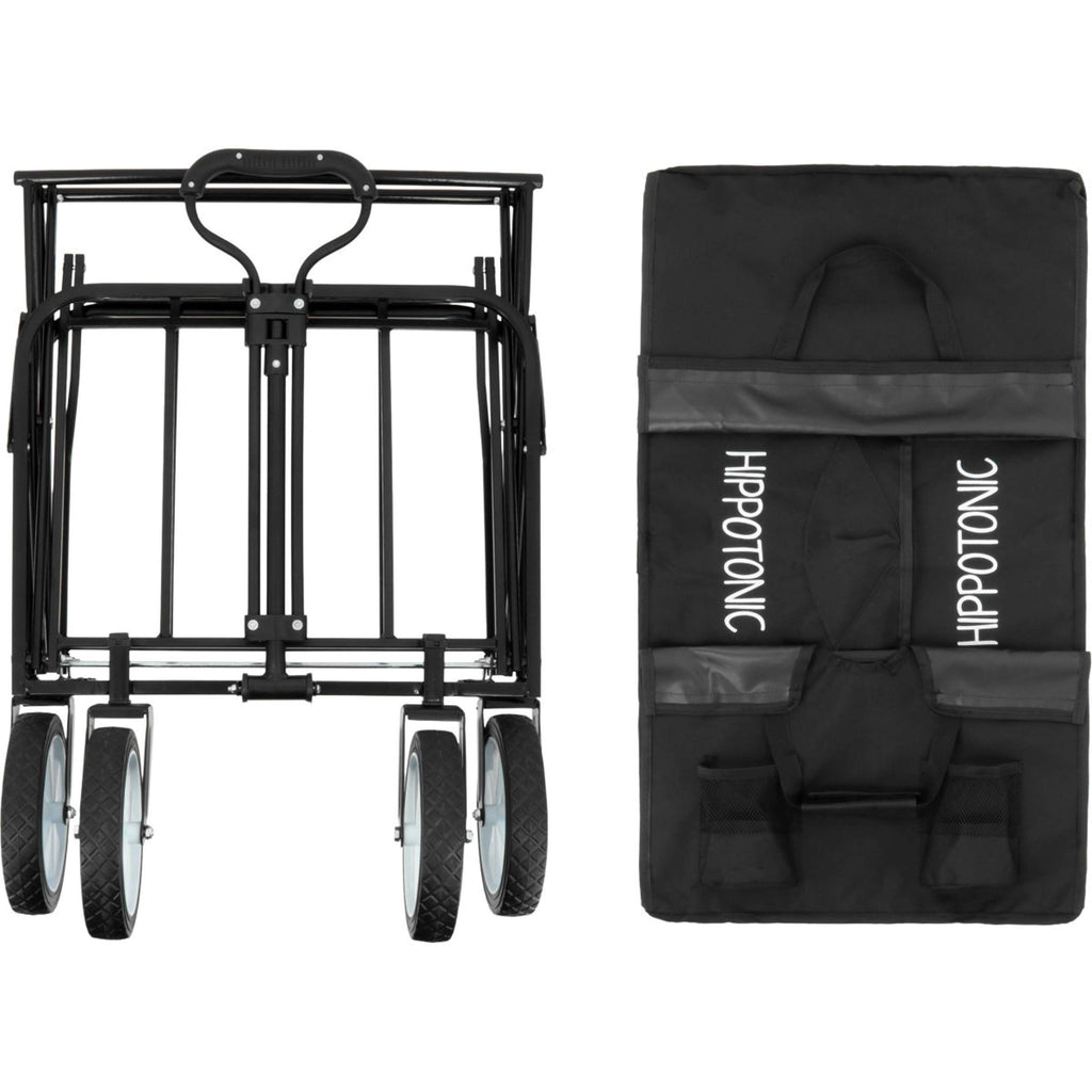 Hippotonic Carro Trolley De Cuatro Ruedas Negro