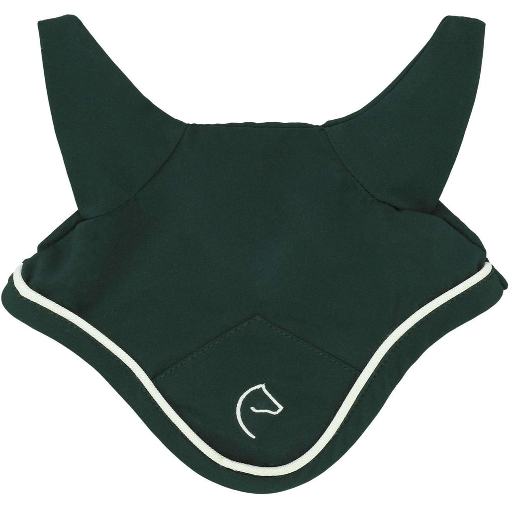 EQUITHÈME Pony Academy Bonete para Orejas Verde oscuro