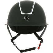 EQUITHÈME Casco Glint Mat Negro/Plata