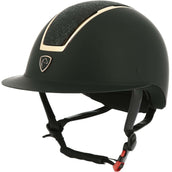 EQUITHÈME Gorra Glint Mat Negro/Oro Rosa