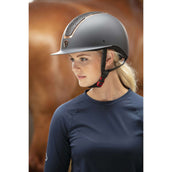 EQUITHÈME Gorra Glint Mat Negro/Oro Rosa