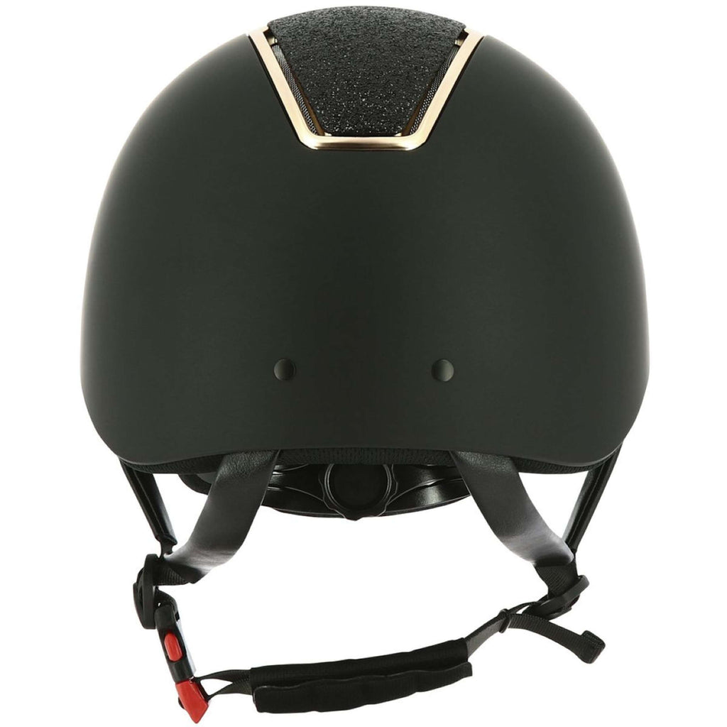 EQUITHÈME Casco Glint Mat Negro/Oro Rosa