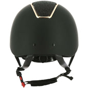 EQUITHÈME Gorra Glint Mat Negro/Oro Rosa