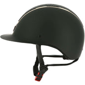 EQUITHÈME Gorra Glint Mat Negro/Oro Rosa