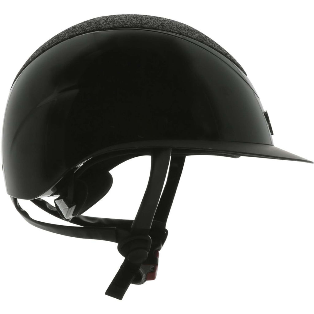 EQUITHÈME Casco Wings Mips Purpurina Negra
