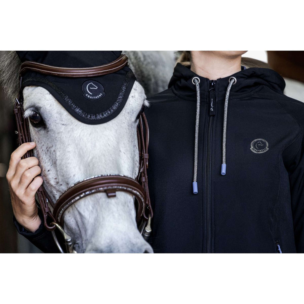 EQUITHÈME Chaqueta Softshell Victoria Negro