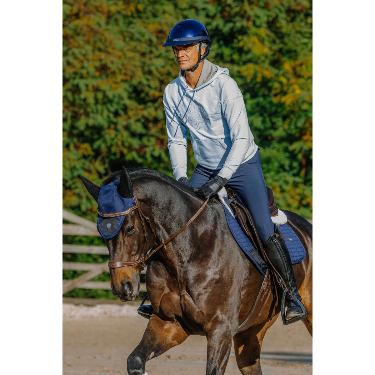 EQUITHÈME Sudadera Axel Unisex Azul/Azul claro