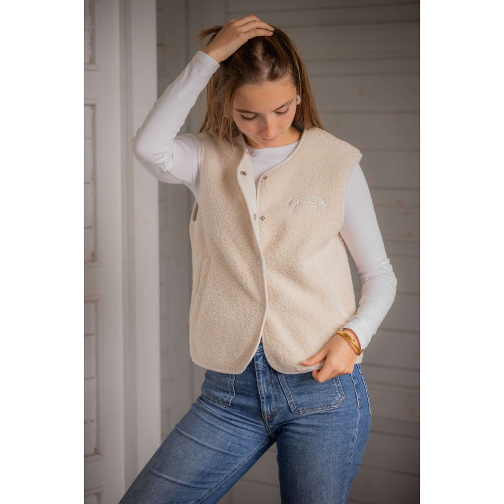 Pénélope Gilet Charline Ecru