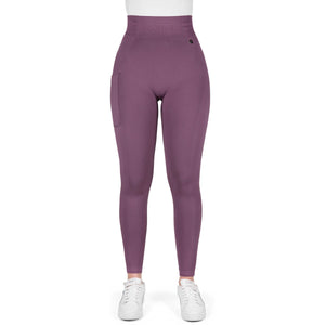 EQUITHÈME Legging de Equitación Acacia Full Grip Lila