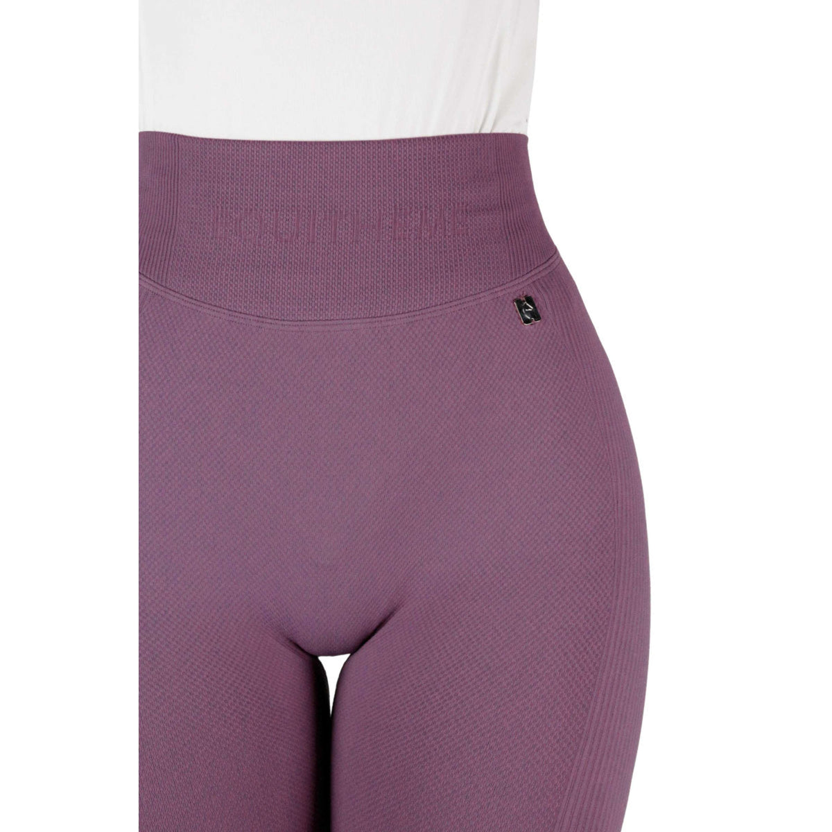 EQUITHÈME Legging de Equitación Acacia Full Grip Lila