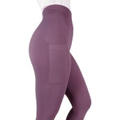 EQUITHÈME Legging de Equitación Acacia Full Grip Lila