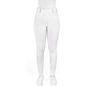 EQUITHÈME Legging de Equitación Alize Full Grip Blanco