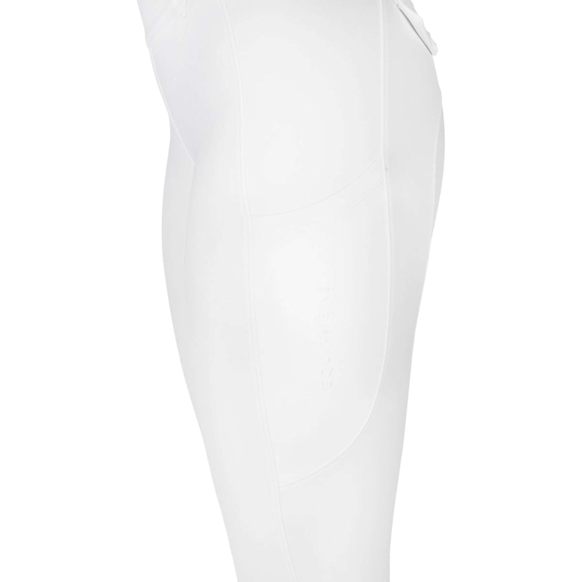 EQUITHÈME Legging de Equitación Alize Full Grip Blanco