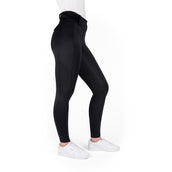 EQUITHÈME Legging de Equitación Alize Full Grip Negro