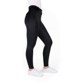 EQUITHÈME Legging de Equitación Alize Full Grip Negro