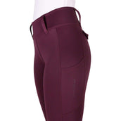 EQUITHÈME Legging de Equitación Alize Full Grip Morado