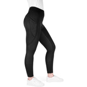 EQUITHÈME Legging de Equitación Neva Full Grip Negro
