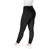 EQUITHÈME Legging de Equitación Neva Full Grip Negro