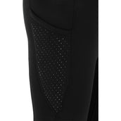 EQUITHÈME Legging de Equitación Neva Full Grip Negro