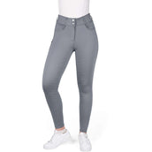 EQUITHÈME Pantalón de Equitación Mila Full Grip Gris