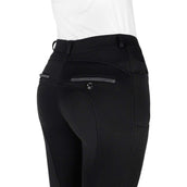 EQUITHÈME Pantalón de Equitación Capucine Full Grip Negro