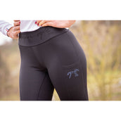 Pénélope Legging de Equitación Delphe Full Grip Negro