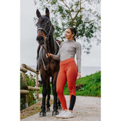 EQUITHÈME Legging de Equitación Brigitte Naranja
