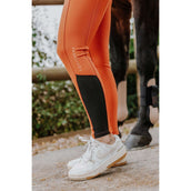 EQUITHÈME Legging de Equitación Brigitte Naranja