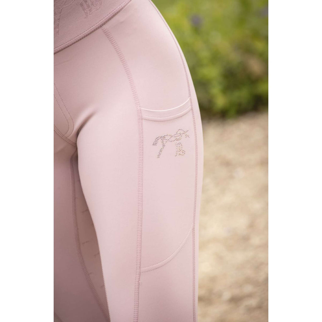 Pénélope Legging de Equitación Delphe Full Grip Powder Pink