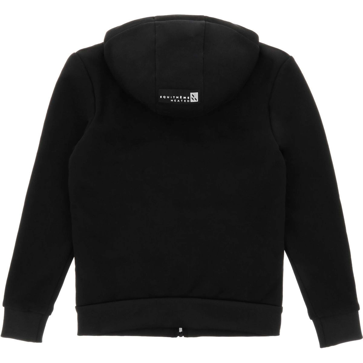 EQUITHÈME Sudadera con capucha y cremallera Heated Owen Negro