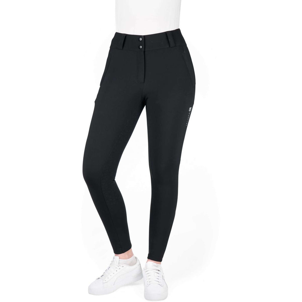 EQUITHÈME Pantalón de Equitación Sierra Heated Full Grip Negro