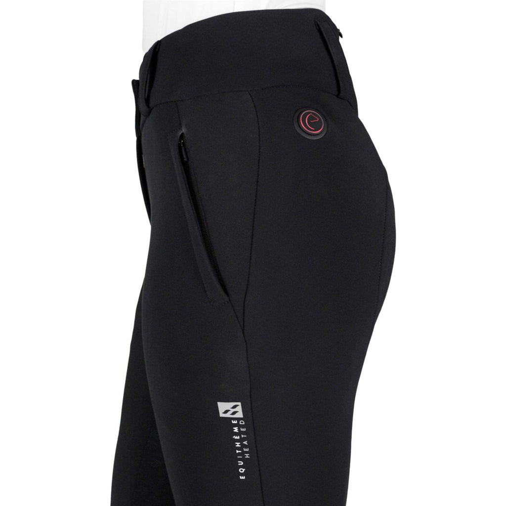 EQUITHÈME Pantalón de Equitación Sierra Heated Full Grip Negro