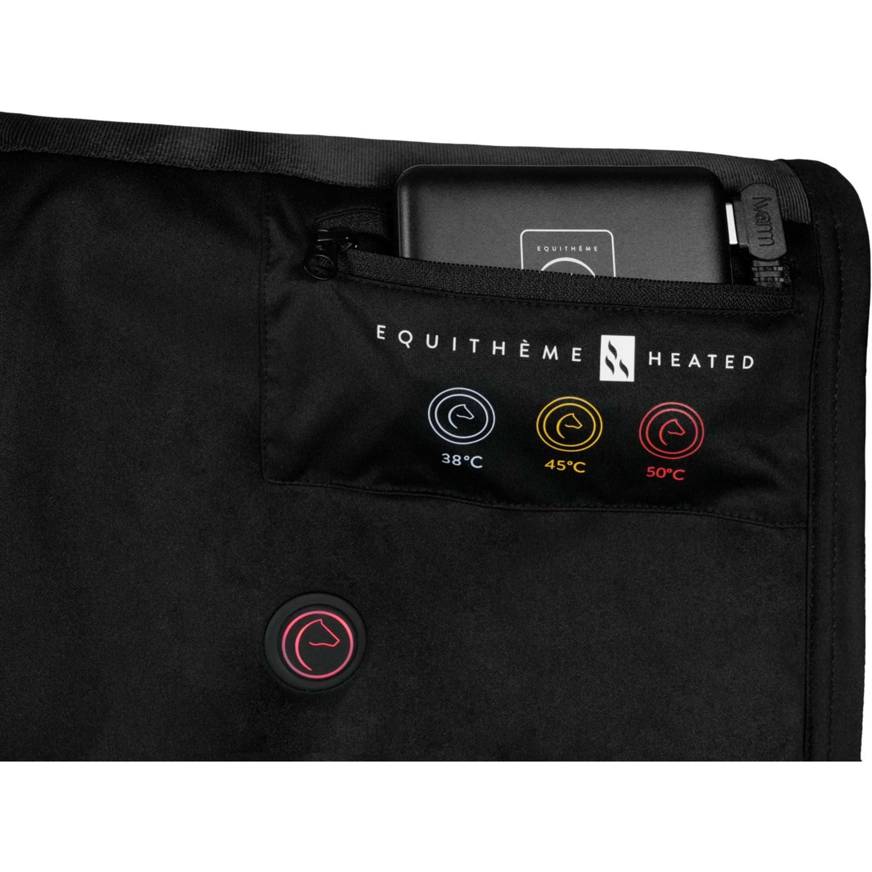 EQUITHÈME Manta de ejercicio Warmer Negro