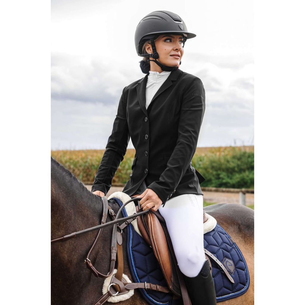 EQUITHÈME Chaqueta de Competición Nancy Negro