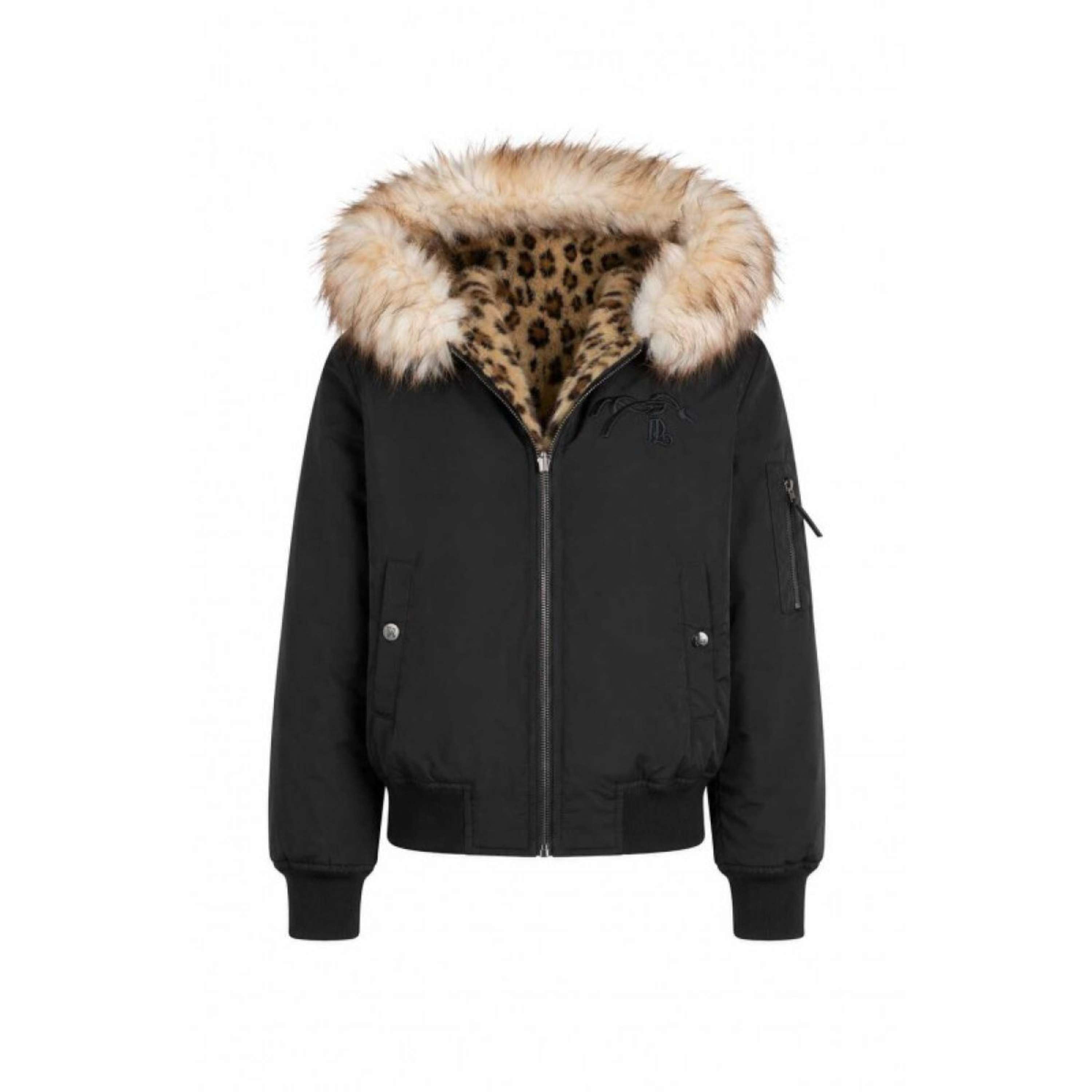 Pénélope Chaqueta Bomber LeoLyon Negro/Pantera