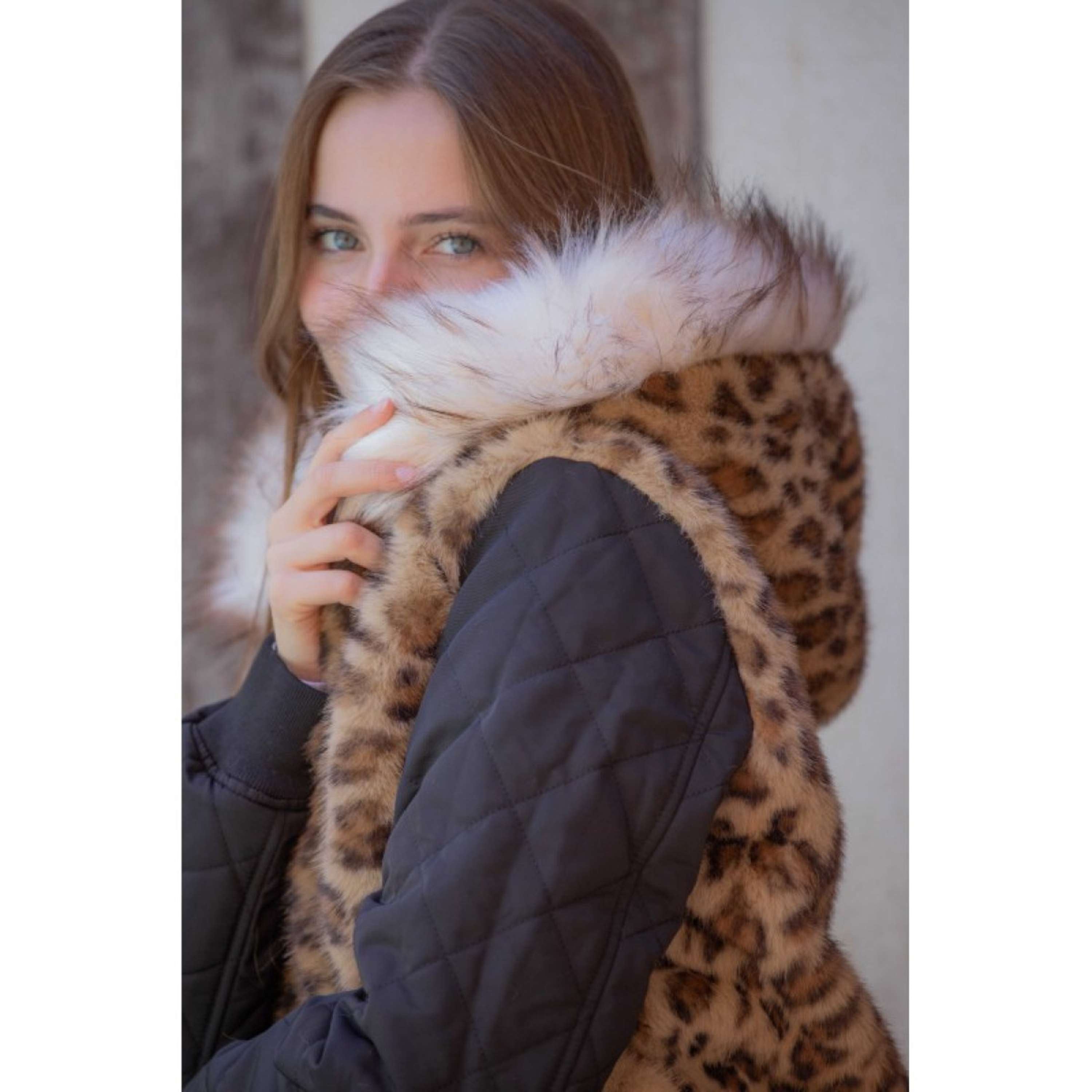 Pénélope Chaqueta Bomber LeoLyon Negro/Pantera