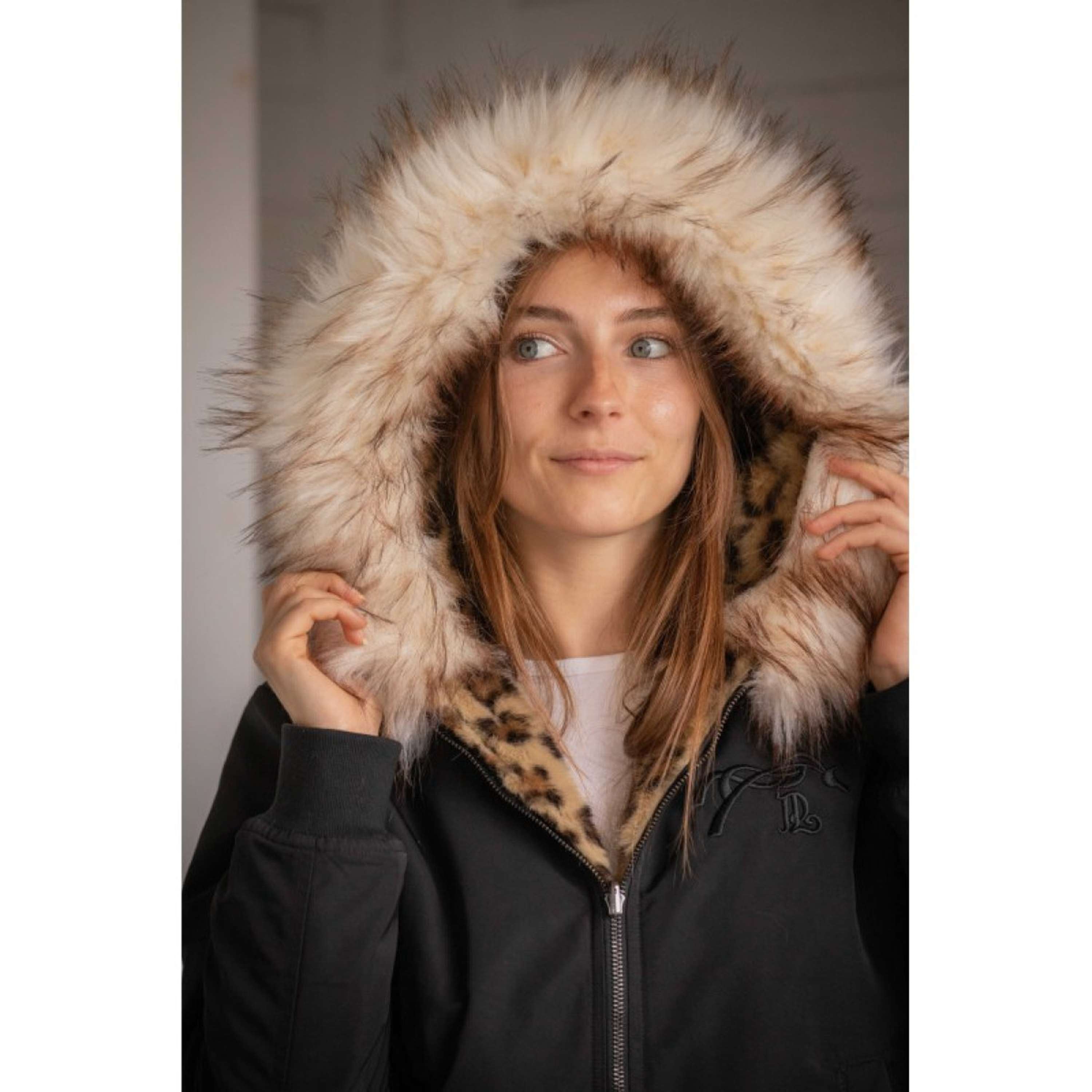 Pénélope Chaqueta Bomber LeoLyon Negro/Pantera