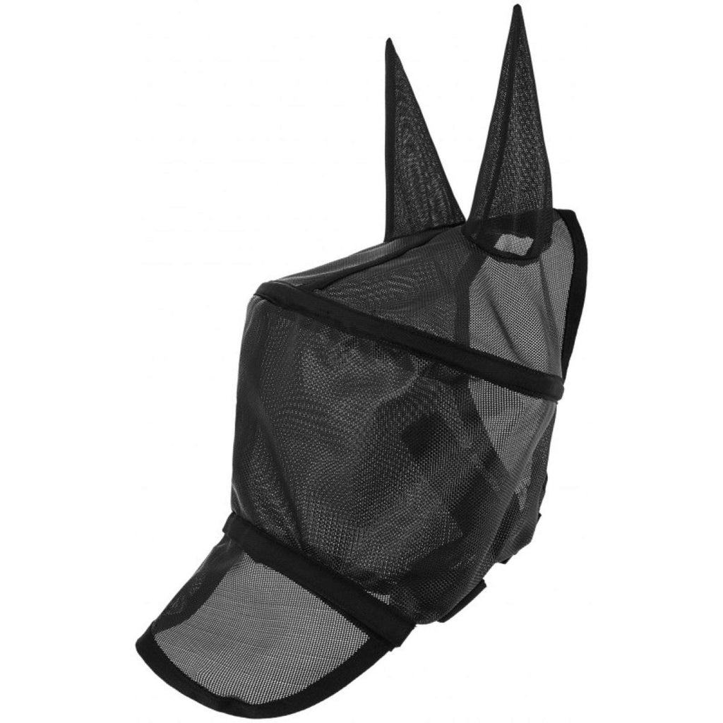 EQUITHÈME Máscara para Moscas Protec con Protección UV Negro
