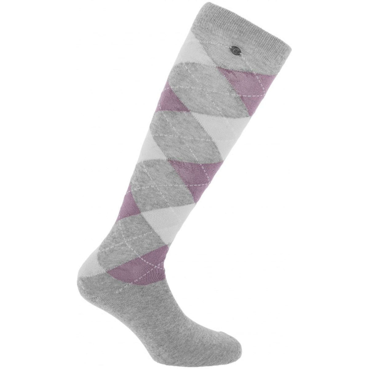EQUITHÈME Calcetines Argyle Gris/lila