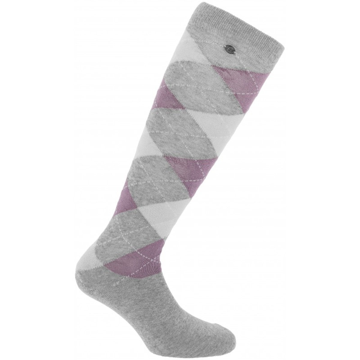 EQUITHÈME Calcetines Argyle Gris/lila