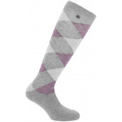 EQUITHÈME Calcetines Argyle Gris/lila