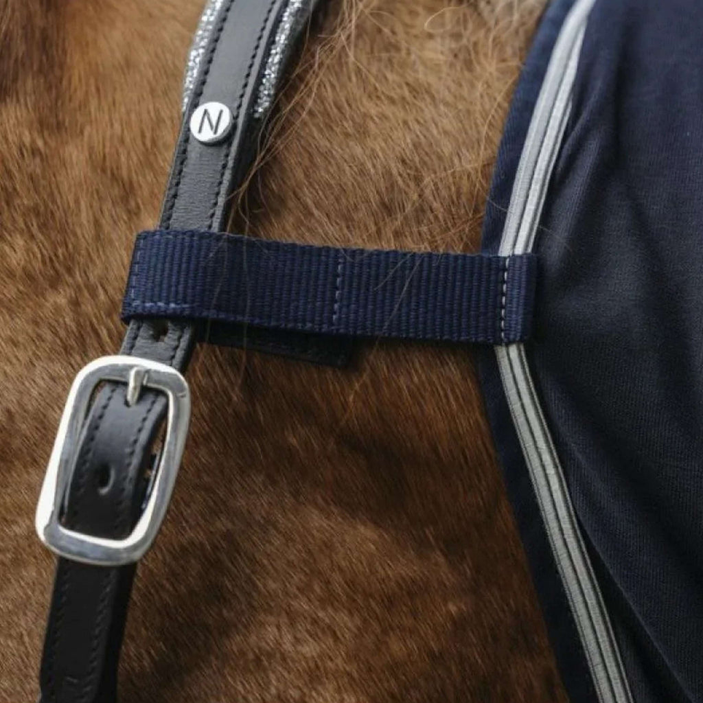 EQUITHÈME Manta Antimoscas Combo Micro Mesh Navy