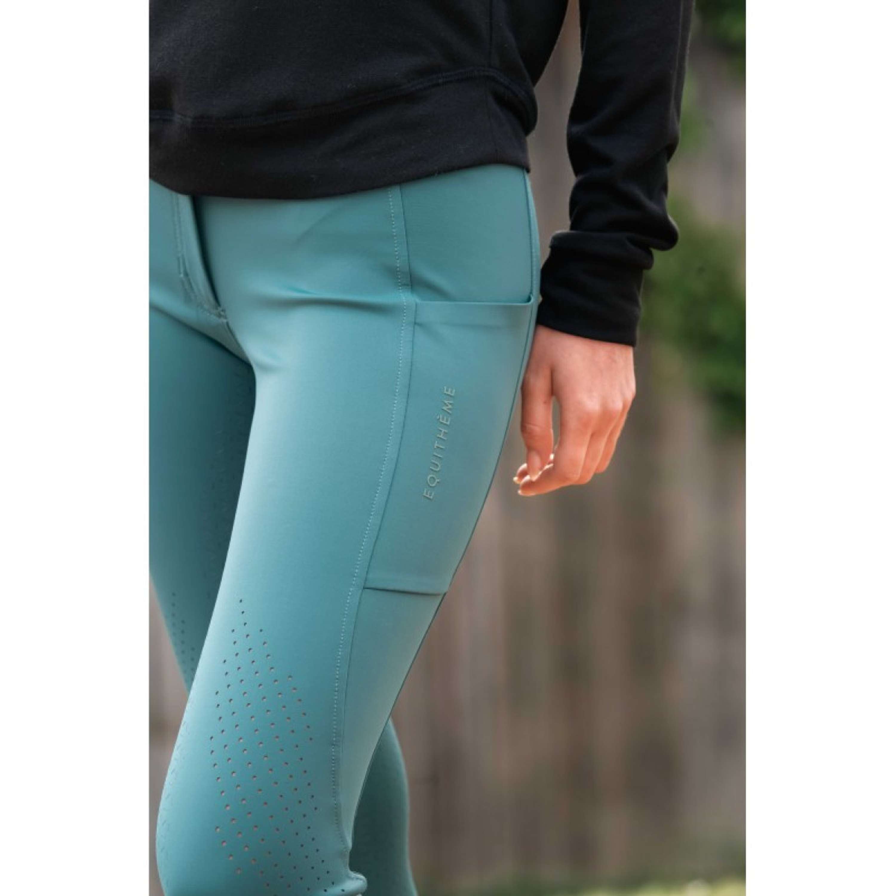 EQUITHÈME Pantalón de Equitación Madison Azul pato